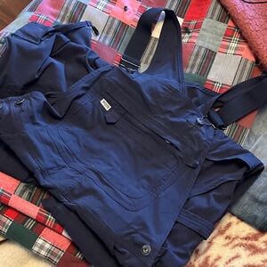 Duluth Trading Co Women's Dark Blue Overalls S x 35